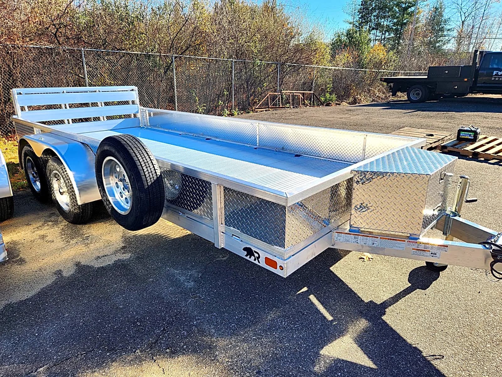 Real Rugged build: 6.5' x 16' Tandem — Tread plate sides, Bi-fold ramp