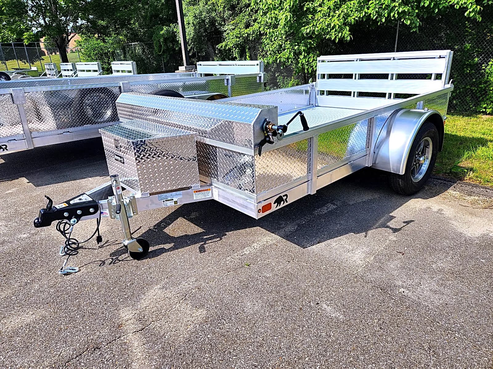 Real Rugged build: 6' x 10' — Tread plate sides, Bi-fold ramp