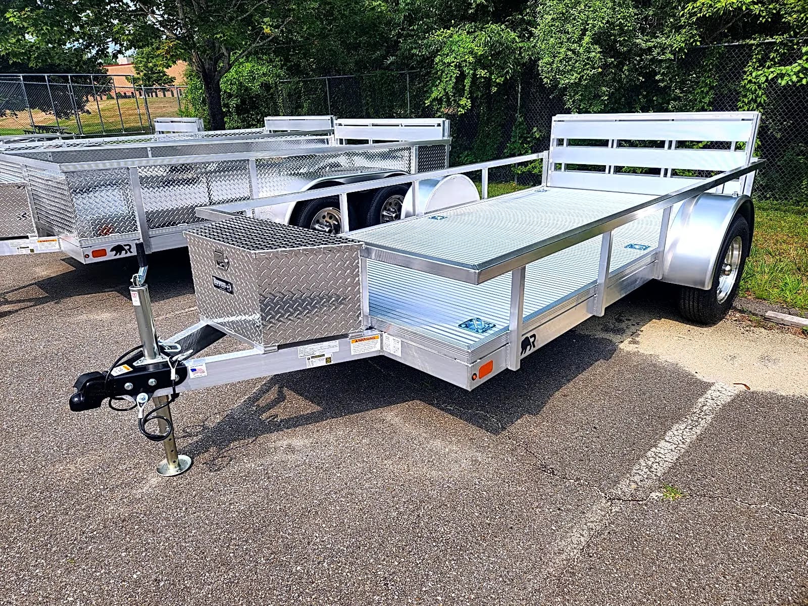 Real Rugged build: 6' x 12' — Perimeter rail, Bi-fold ramp