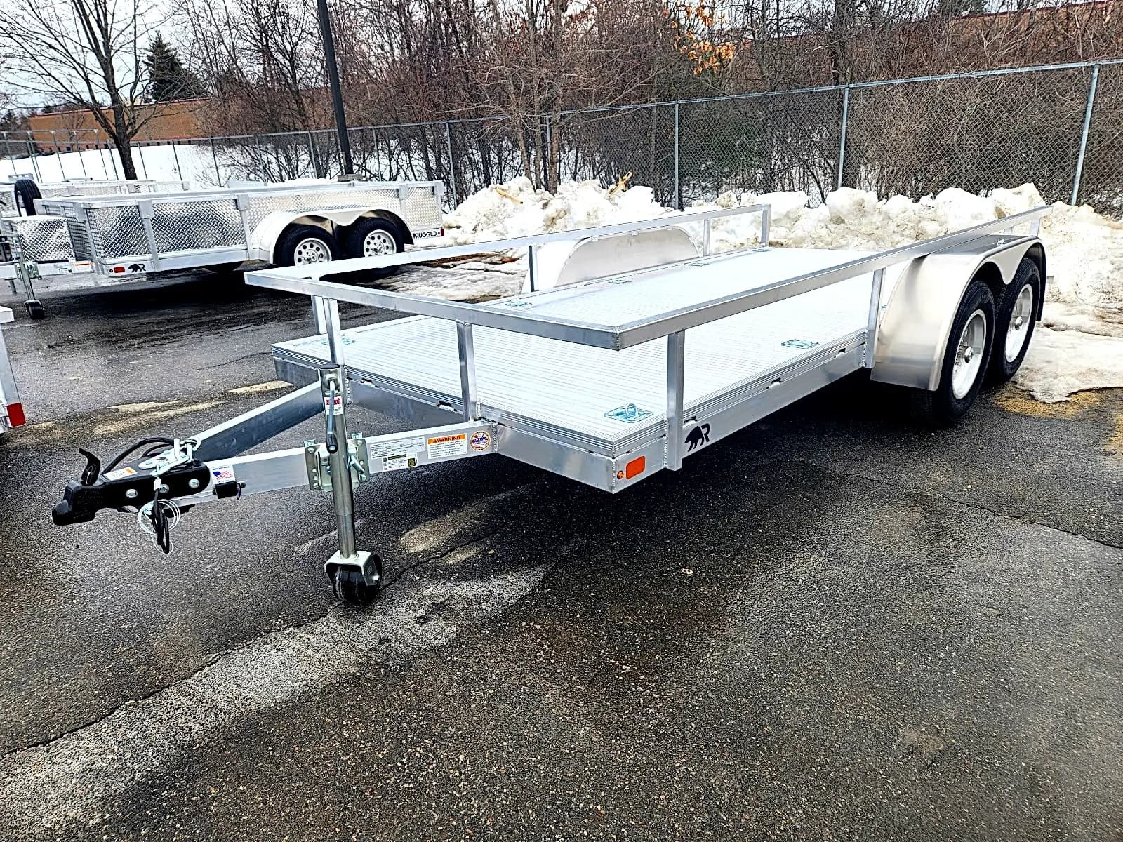 Real Rugged build: 6.5' x 14' Tandem — Perimeter rail, StowAway ramps