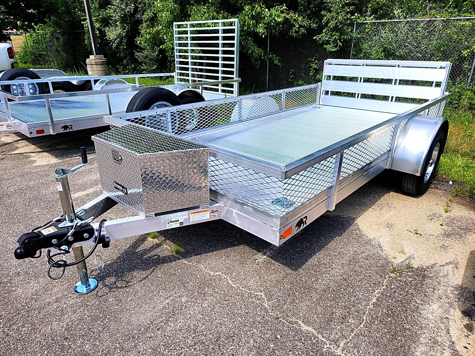Real Rugged build: 6' x 12' — Mesh sides, Bi-fold ramp