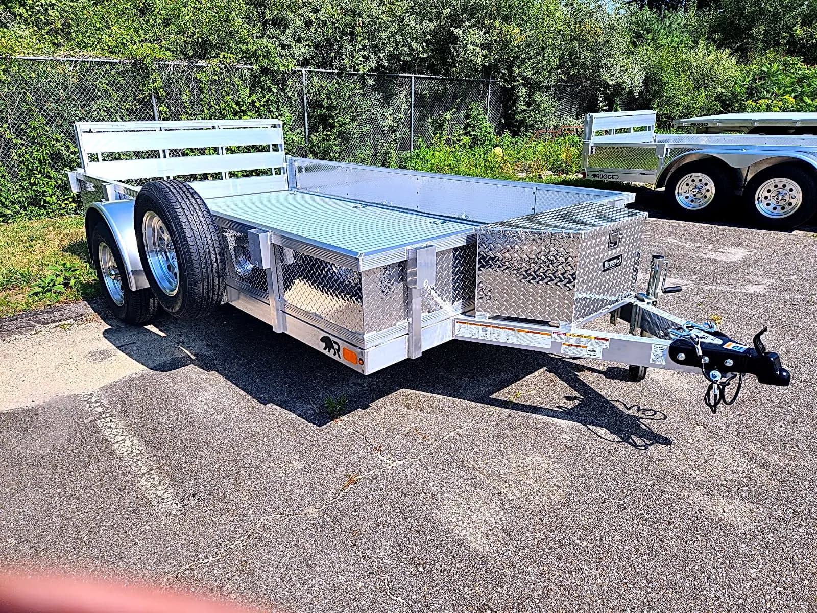 Real Rugged build: 6.5' x 12' — Perimeter rail, Bi-fold ramp