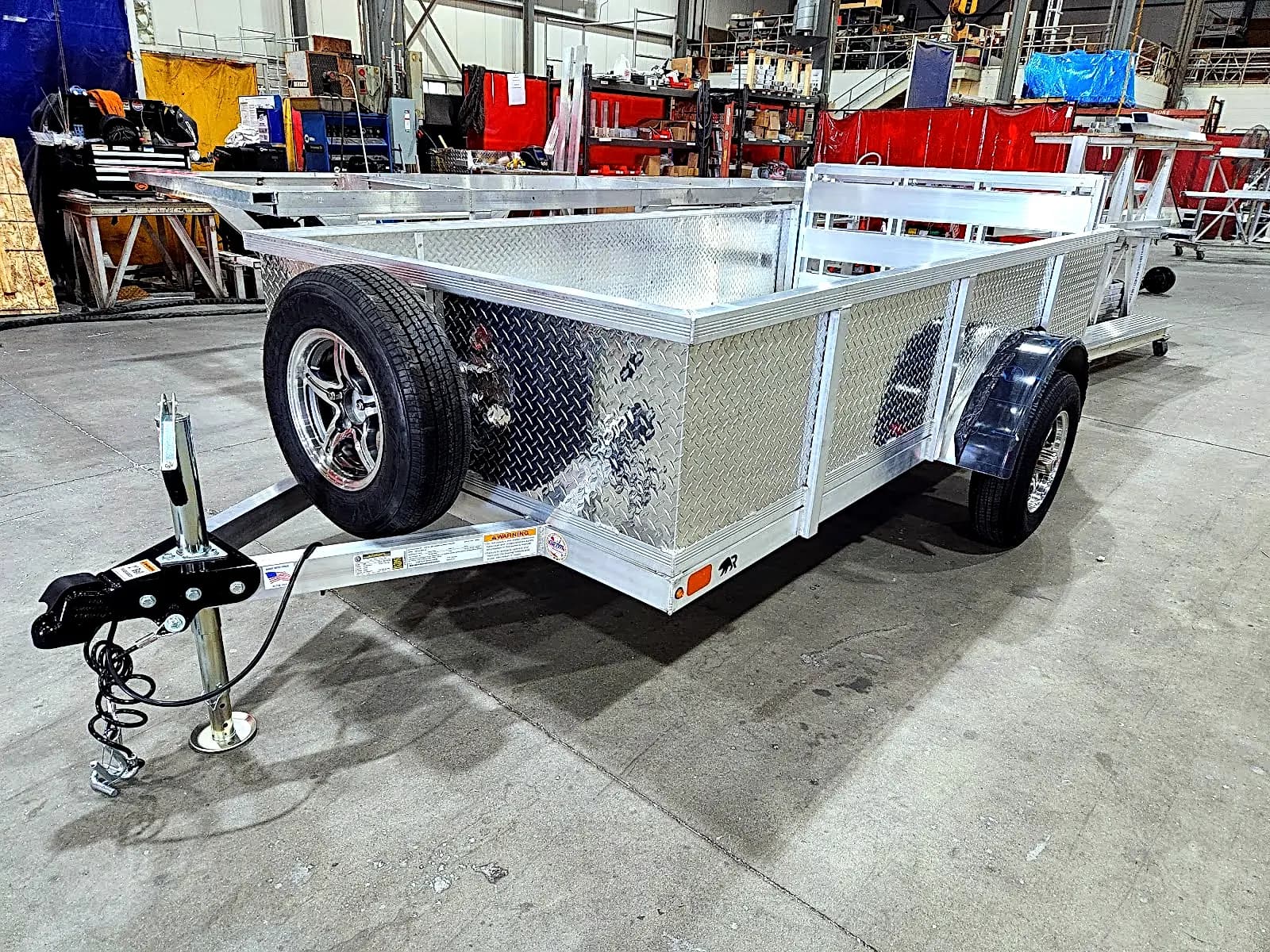 Real Rugged build: 5' x 10' — Perimeter rail, Bi-fold ramp