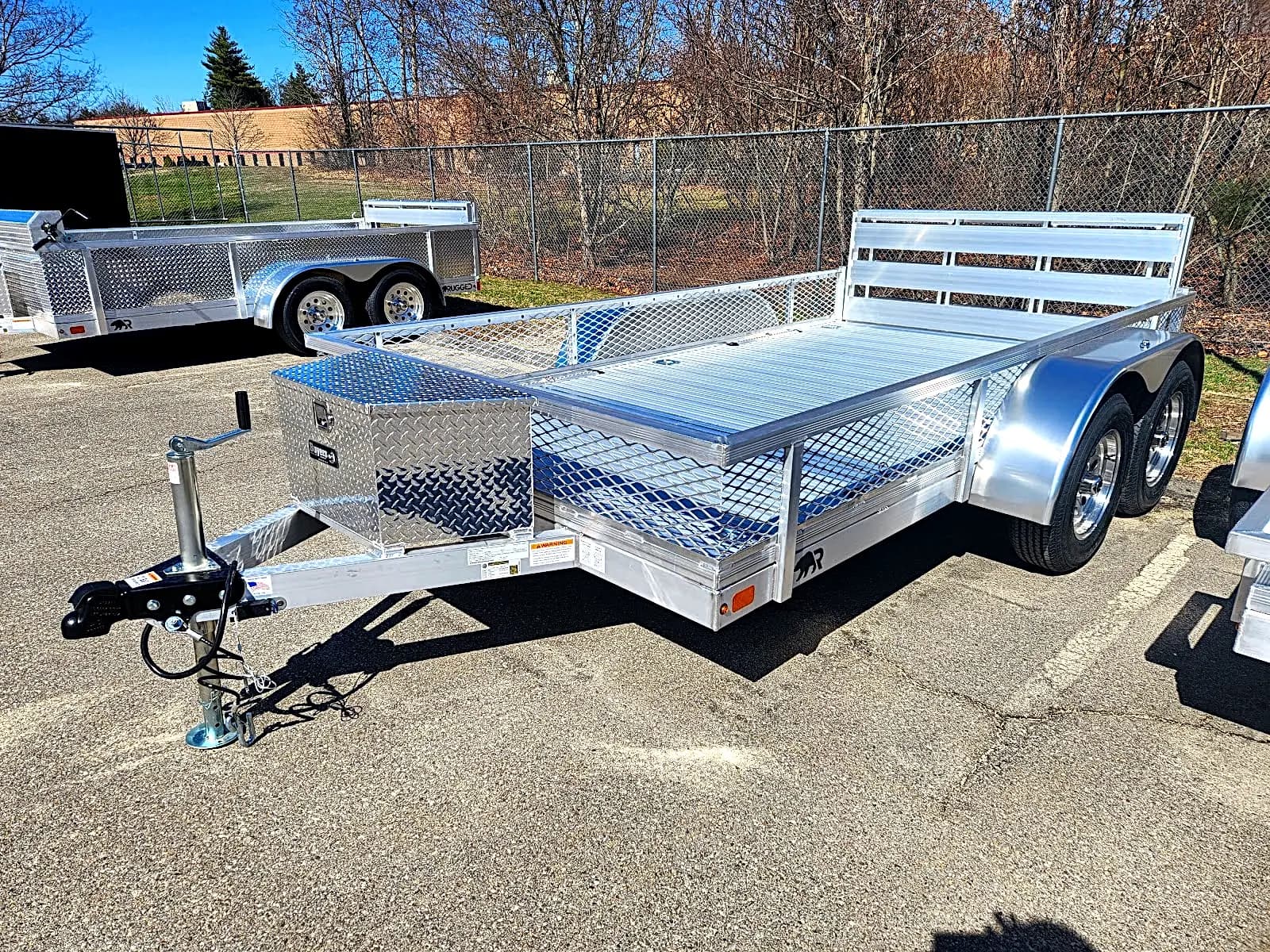 Real Rugged build: 6.5' x 12' Tandem — Perimeter rail, Bi-fold ramp