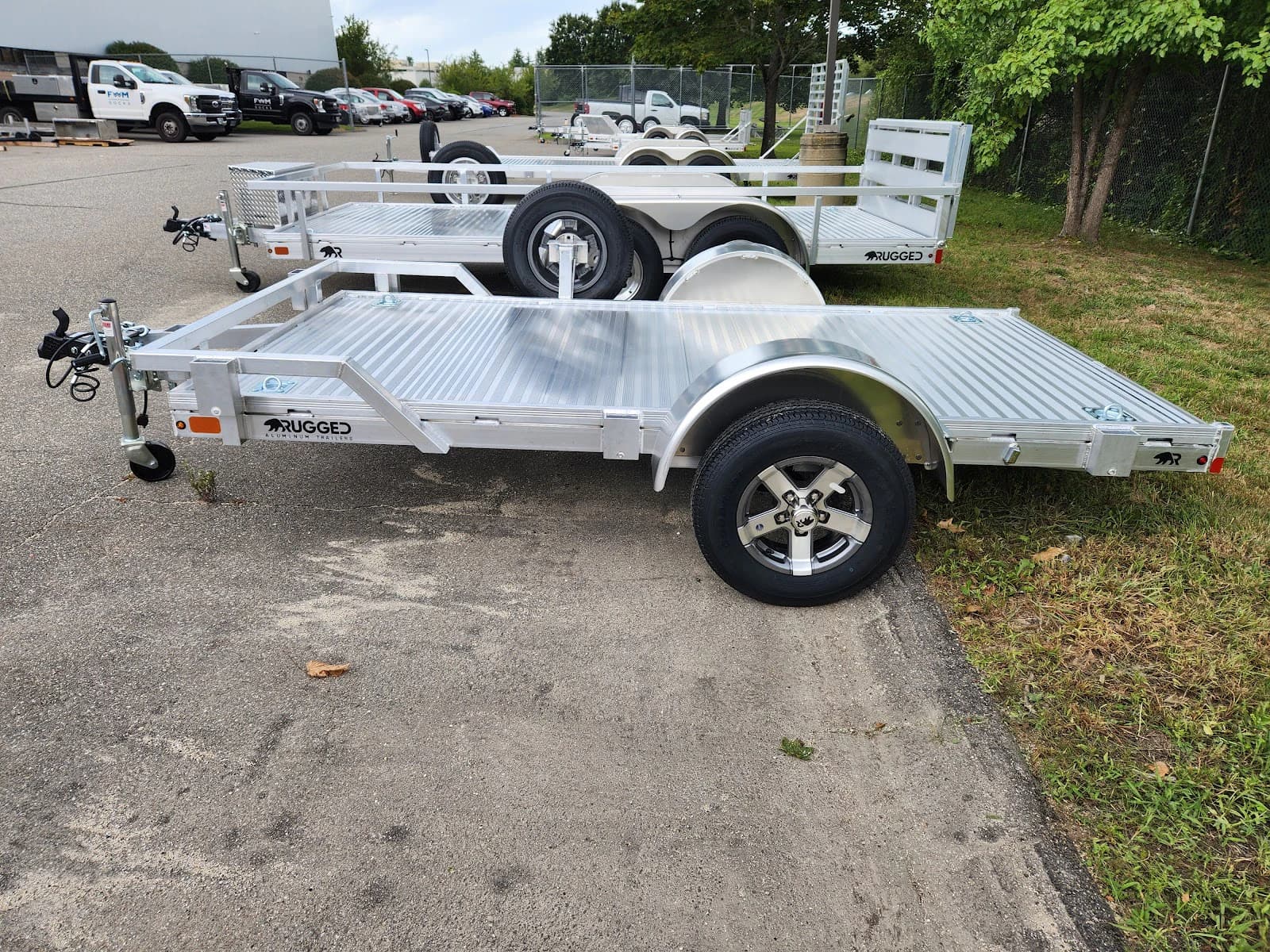Real Rugged build: 5' x 10' — Front rail only, StowAway ramps