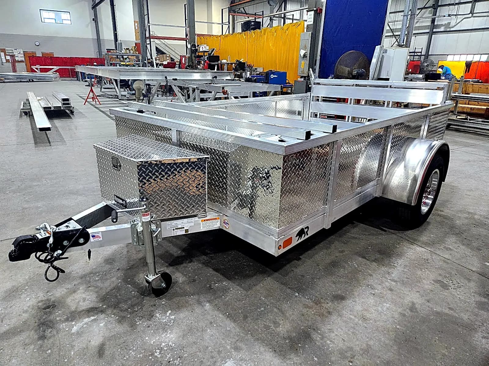 Real Rugged build: 6' x 10' — Perimeter rail, Bi-fold ramp