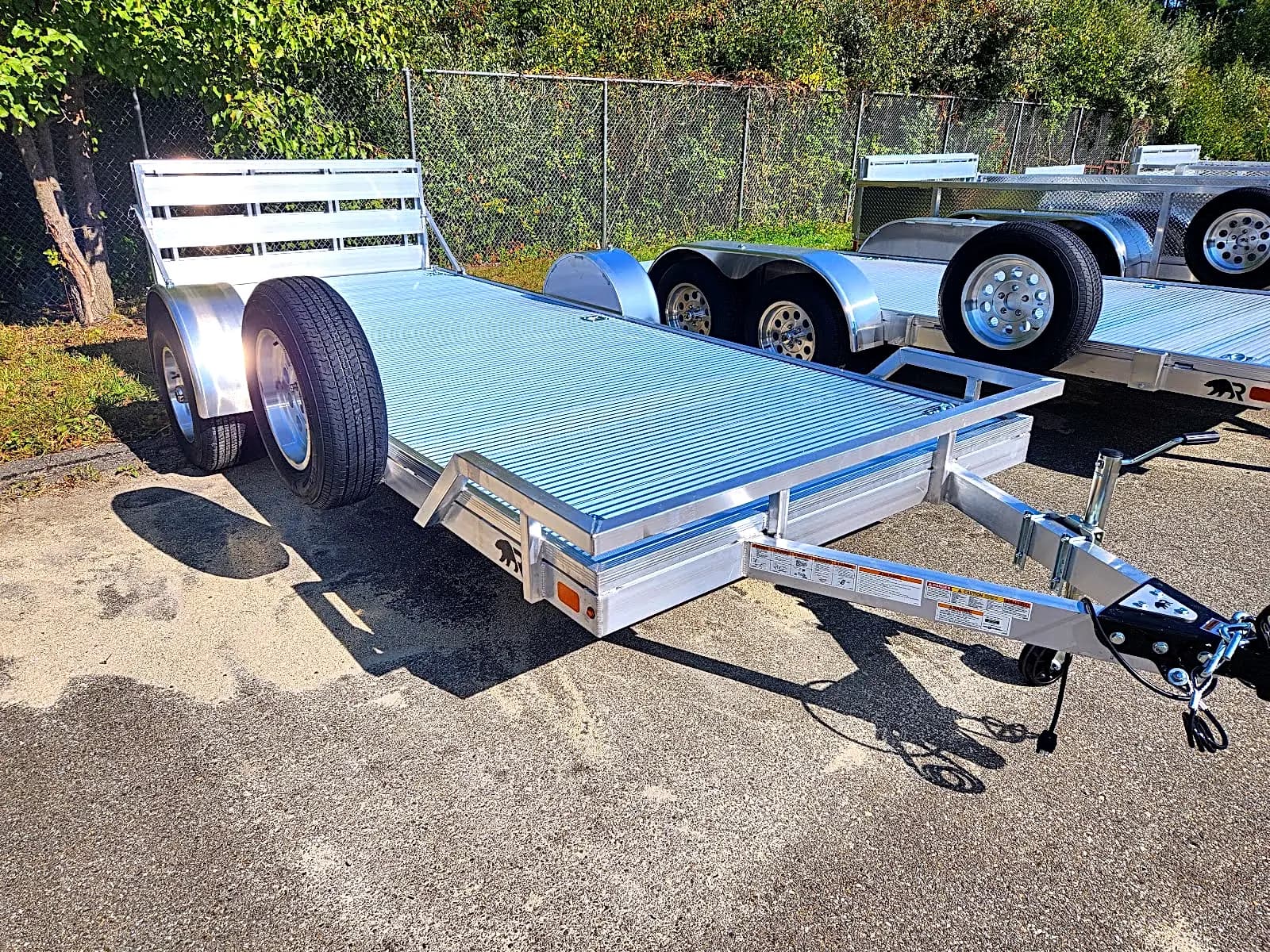 Real Rugged build: 6' x 14' — Front rail only, Bi-fold ramp