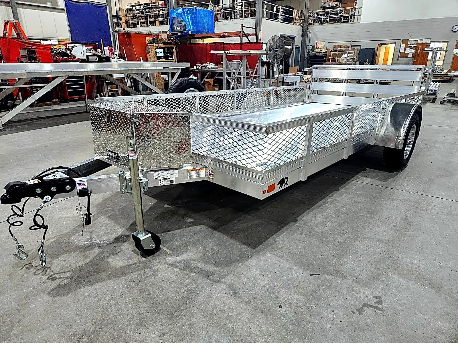 Real Rugged build: 6.5' x 14' — Perimeter rail, Bi-fold ramp