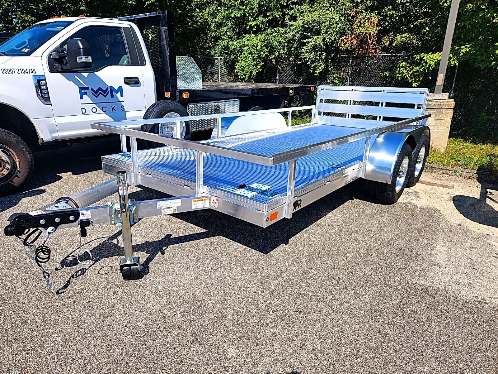 Real Rugged build: 6.5' x 14' Tandem — Perimeter rail, Bi-fold ramp