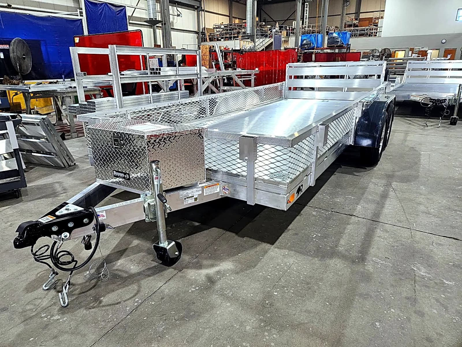 Real Rugged build: 6.5' x 16' Tandem — Mesh sides, Bi-fold ramp
