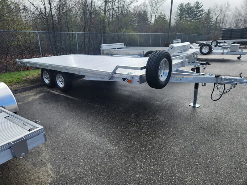 Real Rugged build: 8' x 18' Tandem — Front rail only, StowAway ramps