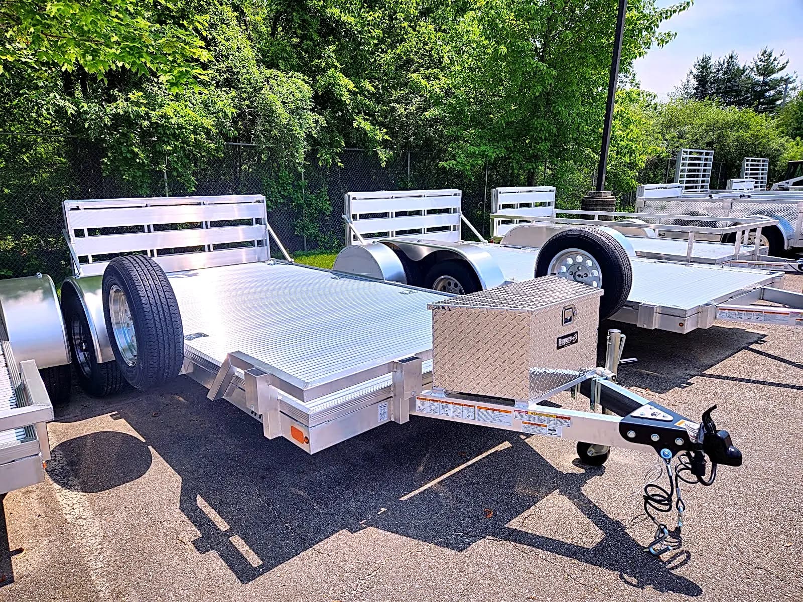 Real Rugged build: 6.5' x 12' — Front rail only, Bi-fold ramp