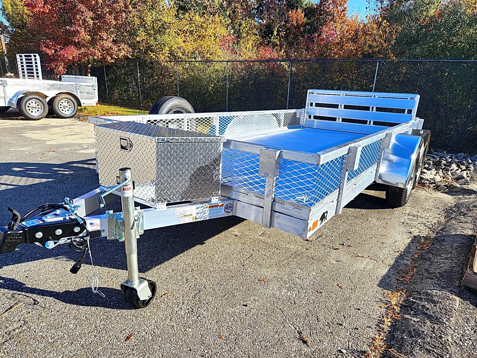 Real Rugged build: 6.5' x 14' Tandem — Mesh sides, Bi-fold ramp