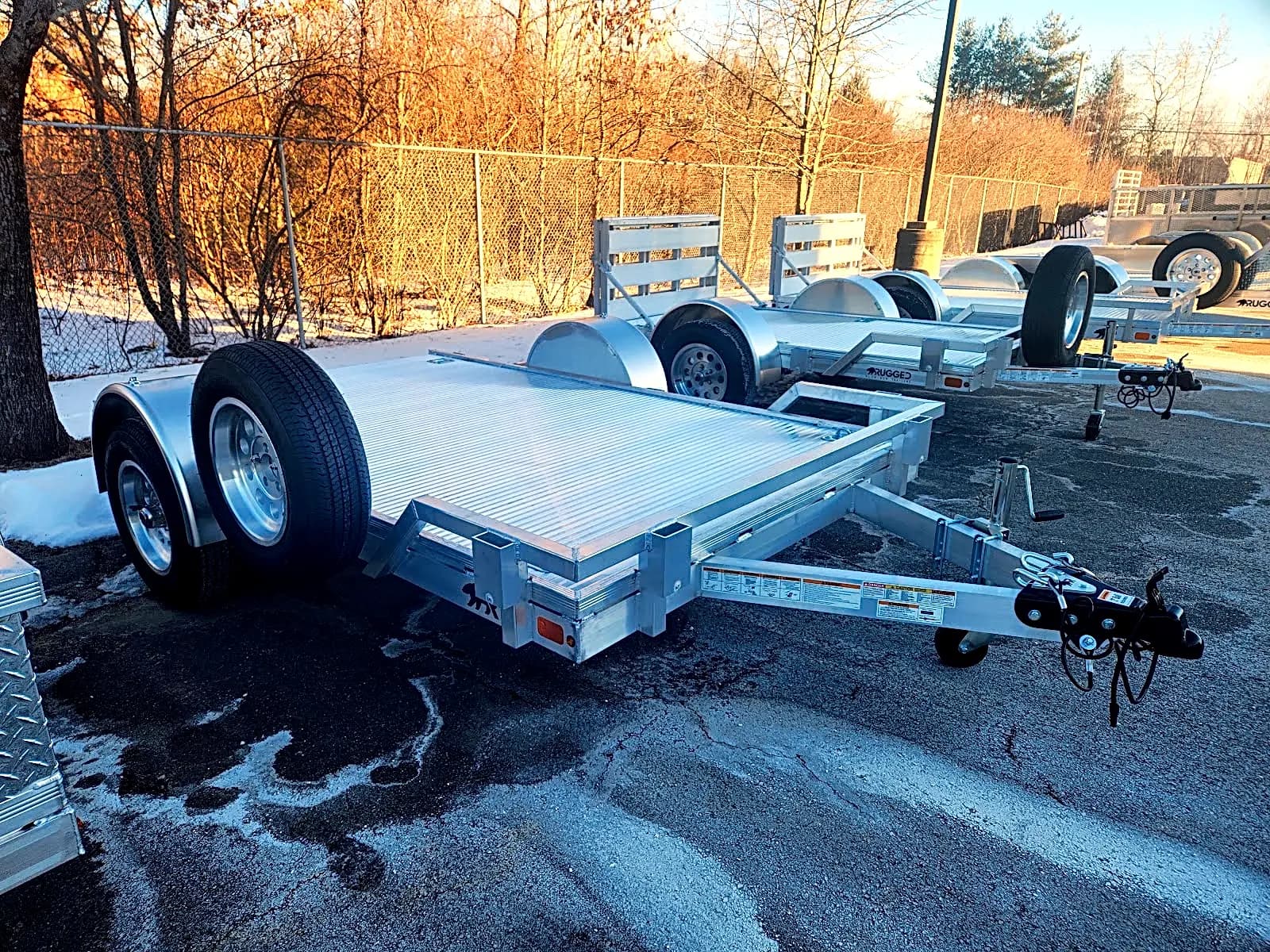 Real Rugged build: 6' x 10' — Front rail only, StowAway ramps