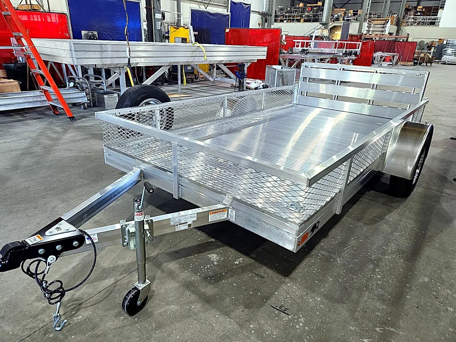 Real Rugged build: 6.5' x 12' — Mesh sides, Bi-fold ramp