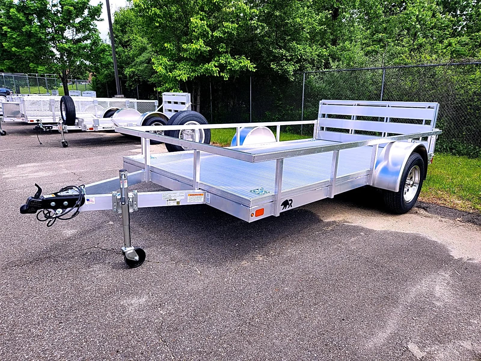Real Rugged build: 6.5' x 12' — Perimeter rail, Bi-fold ramp