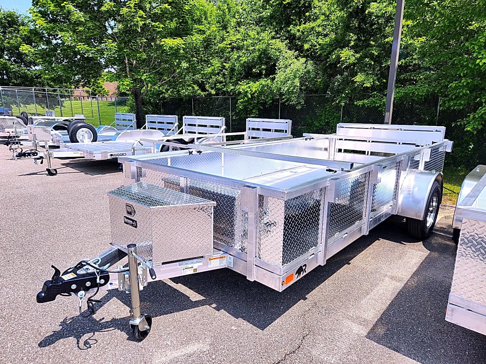 Real Rugged build: 6' x 14' — Perimeter rail, Bi-fold ramp