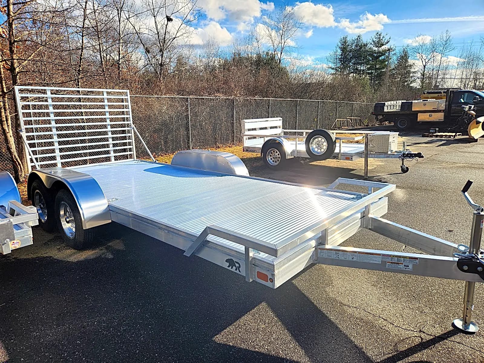 Real Rugged build: 6.5' x 16' Tandem — Front rail only, Air flow ramp