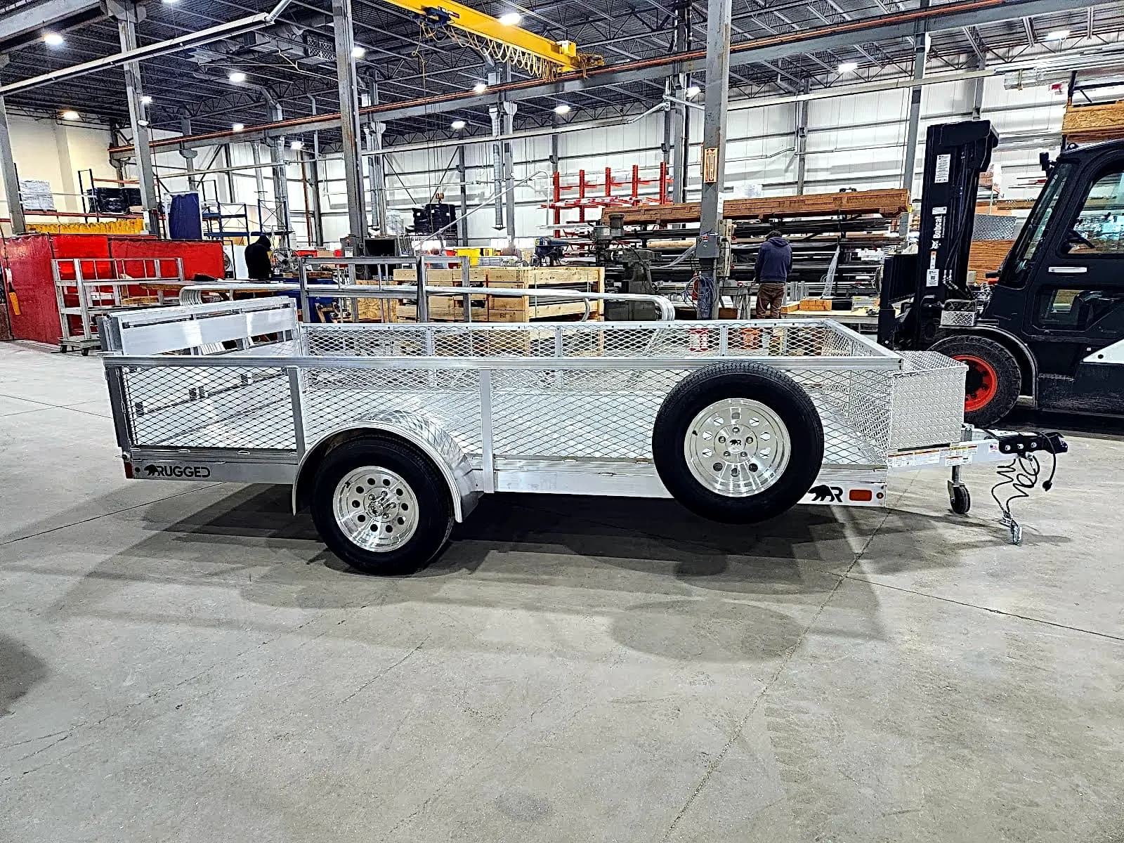Real Rugged build: 6' x 12' — Perimeter rail, Bi-fold ramp