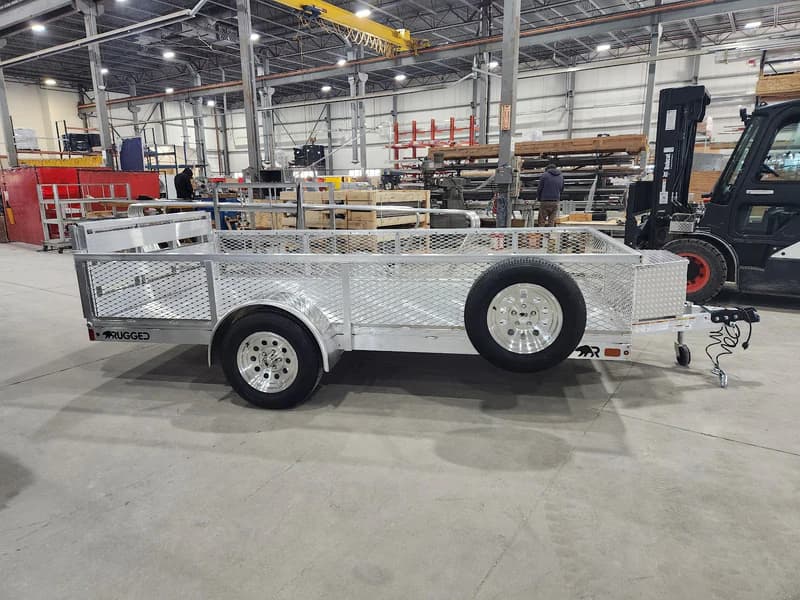Real Rugged build: 6' x 12' — Perimeter rail, Bi-fold ramp