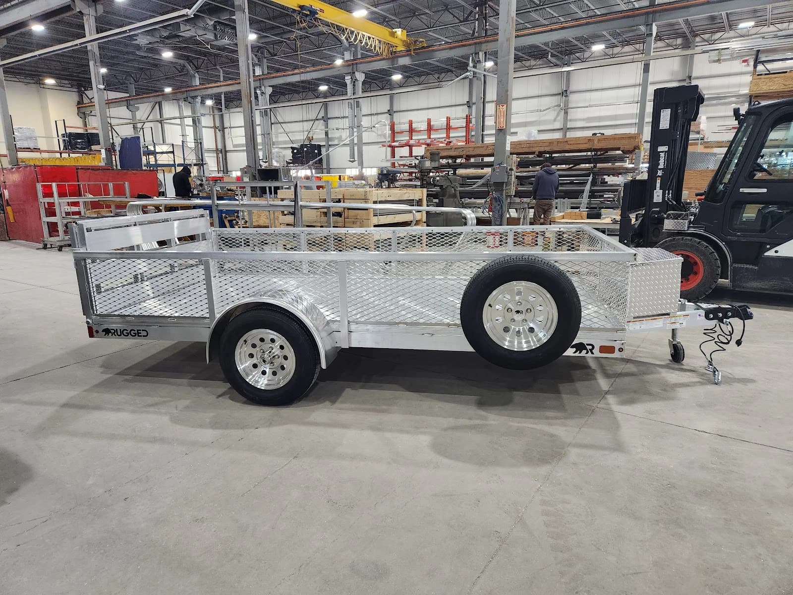 Real Rugged build: 6' x 12' — Perimeter rail, Bi-fold ramp