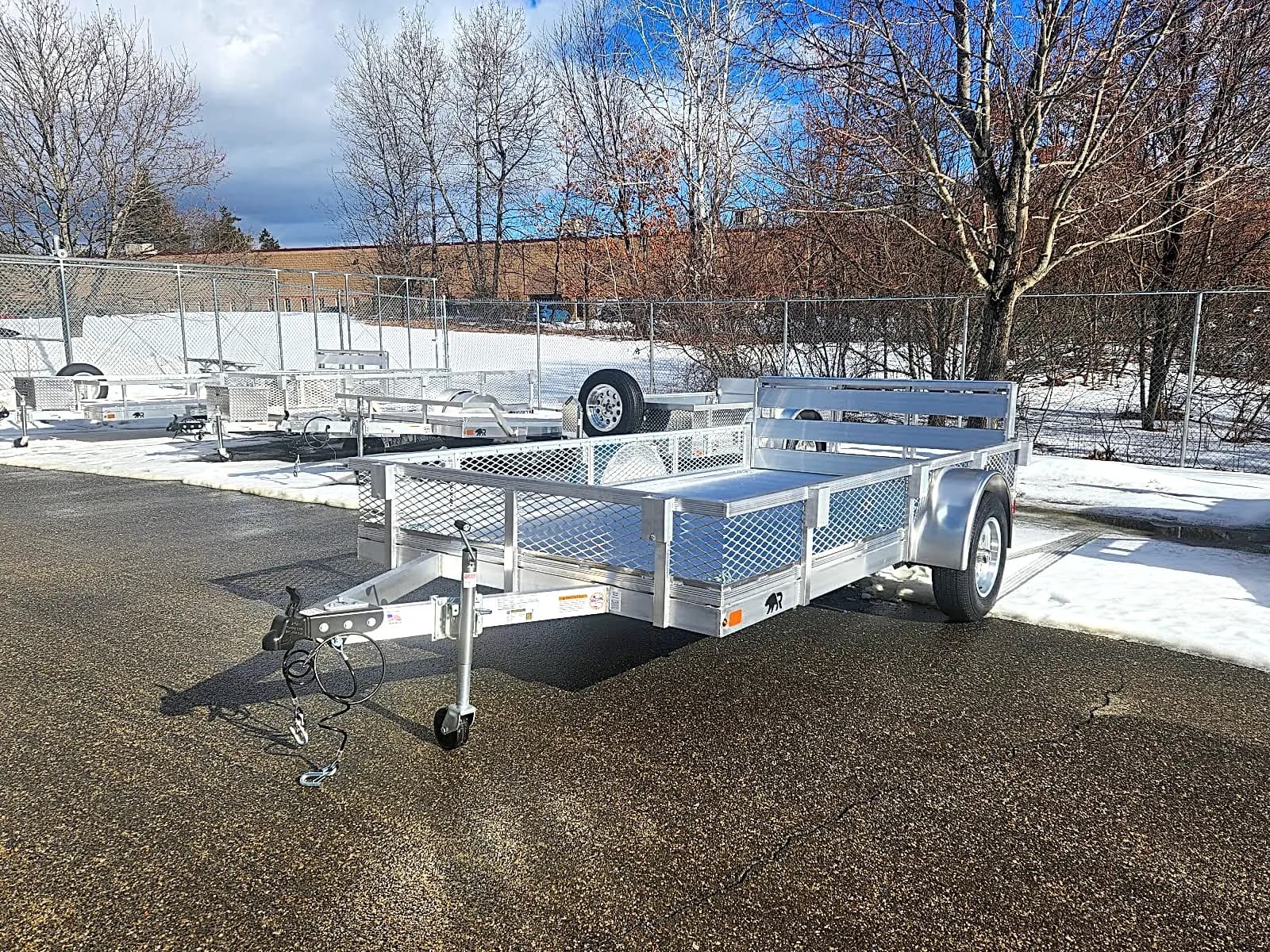 Real Rugged build: 6.5' x 12' — Mesh sides, Bi-fold ramp