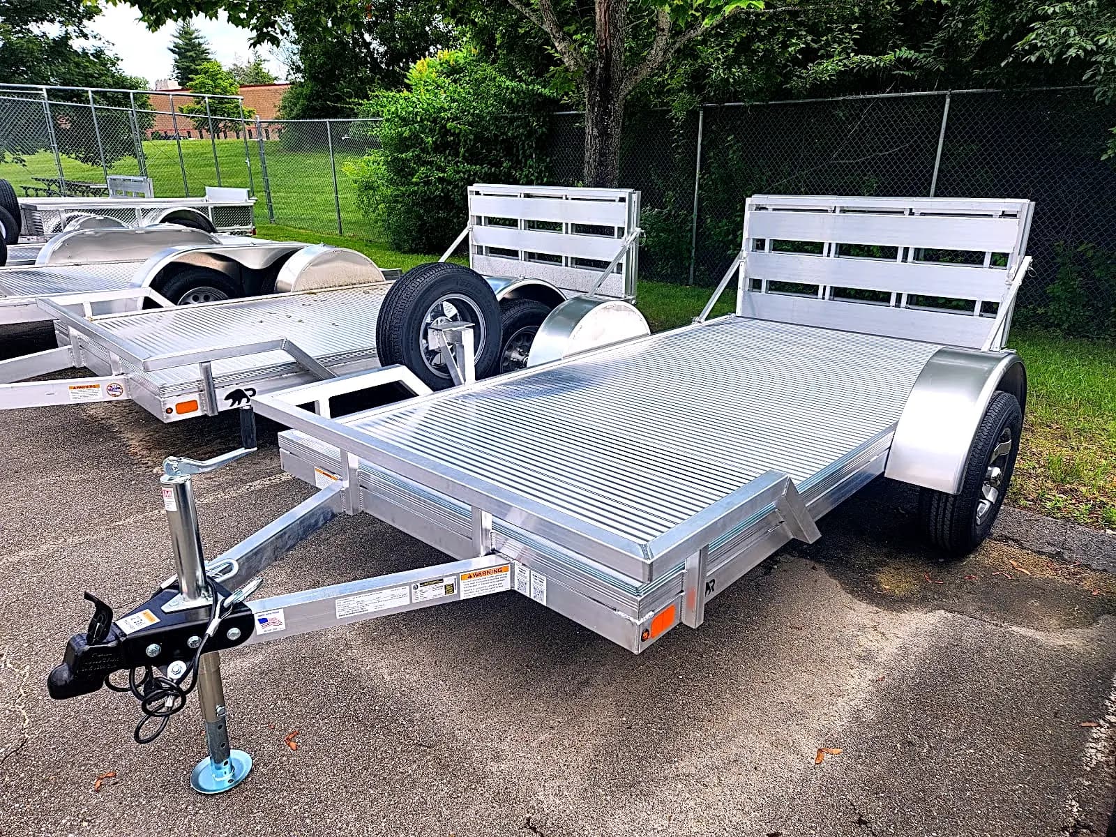 Real Rugged build: 5' x 10' — Front rail only, Bi-fold ramp