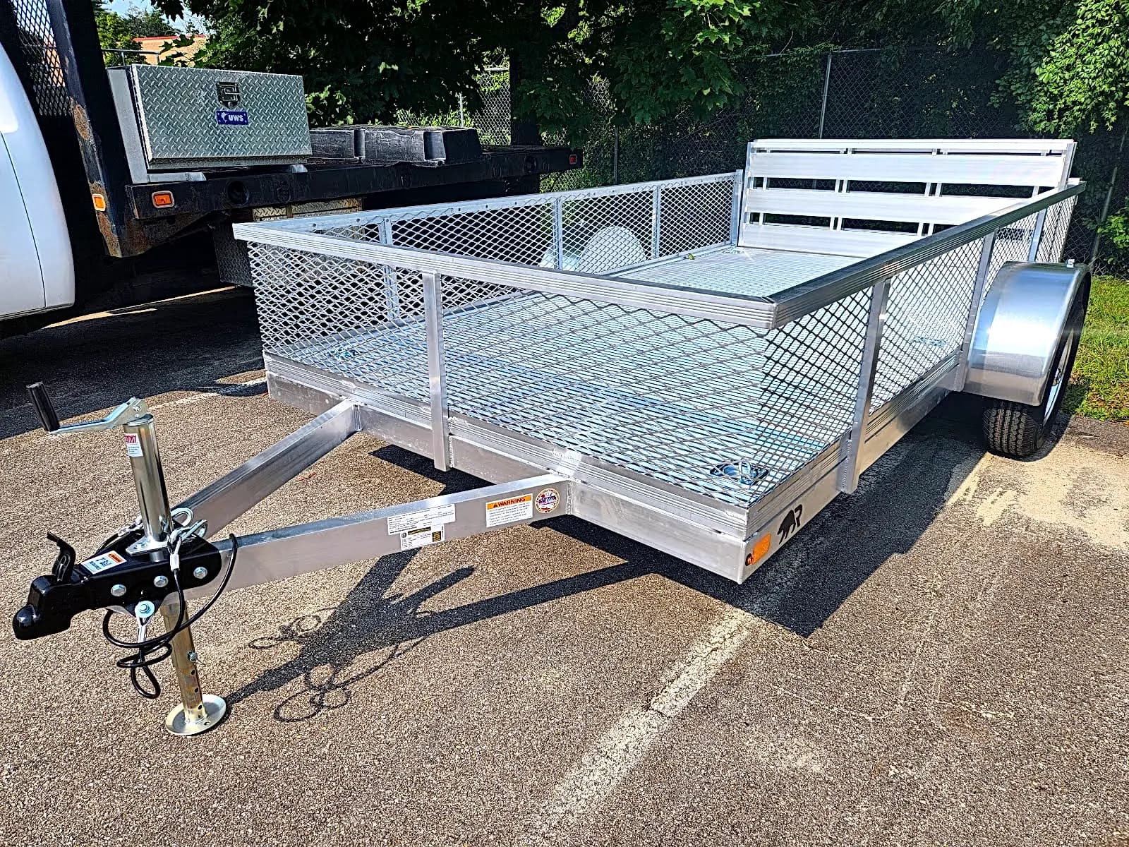 Real Rugged build: 6.5' x 12' — Mesh sides, Bi-fold ramp