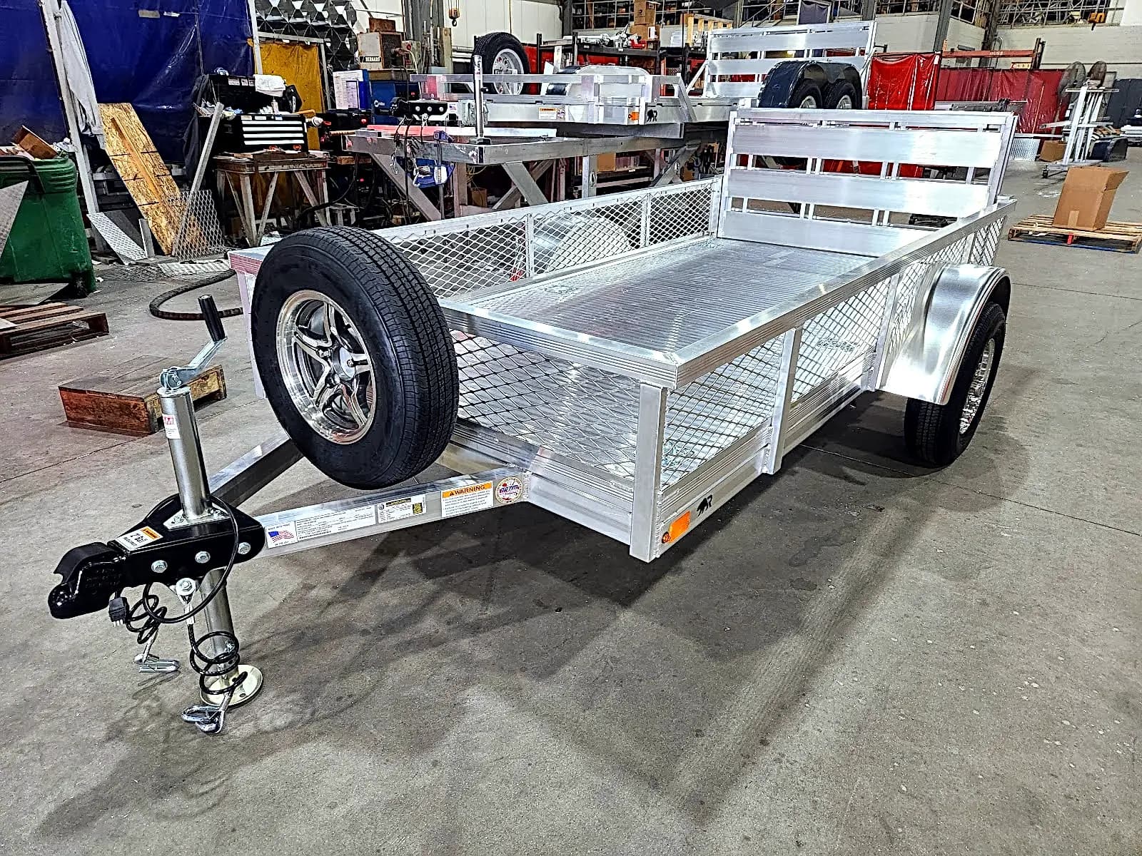 Real Rugged build: 5' x 10' — Perimeter rail, Bi-fold ramp