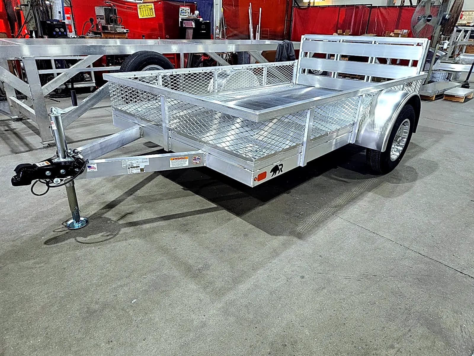 Real Rugged build: 6' x 10' — Mesh sides, Bi-fold ramp