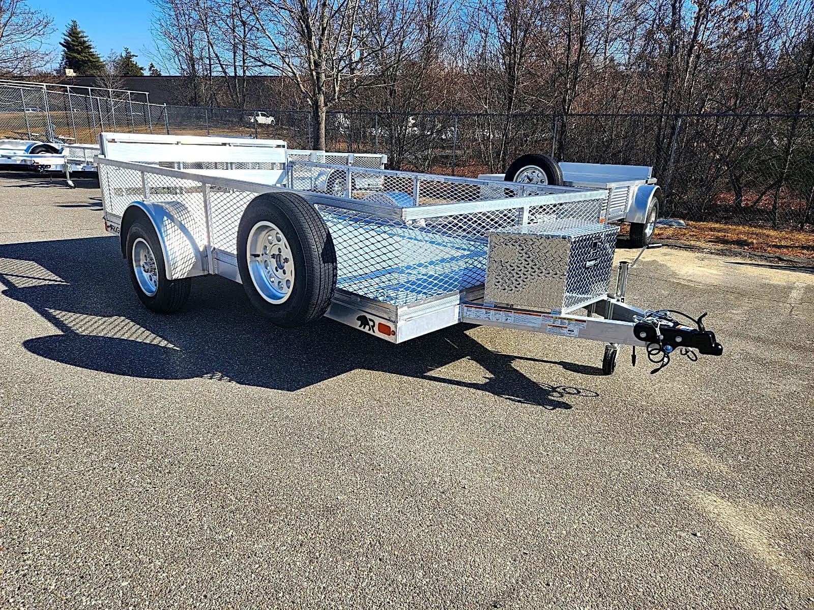 Real Rugged build: 6.5' x 12' — Mesh sides, Bi-fold ramp