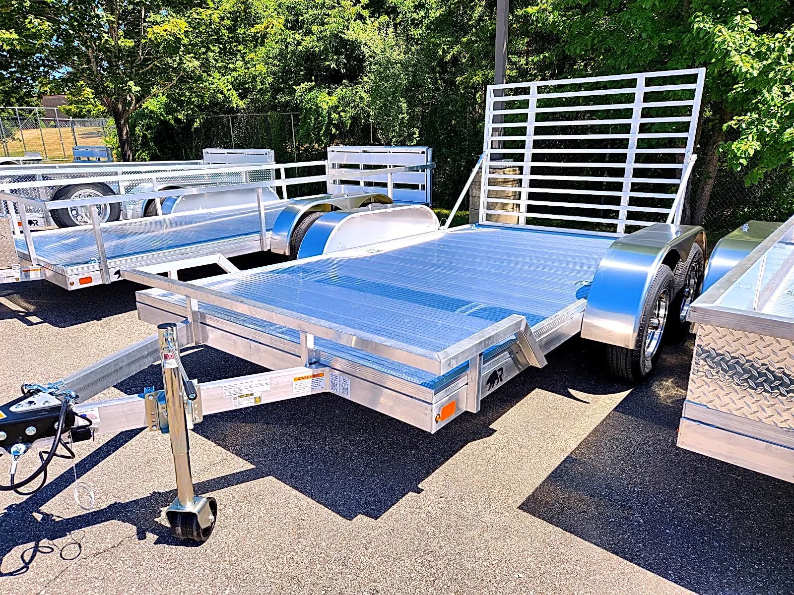 Real Rugged build: 6.5' x 12' Tandem — Front rail only, Air flow ramp
