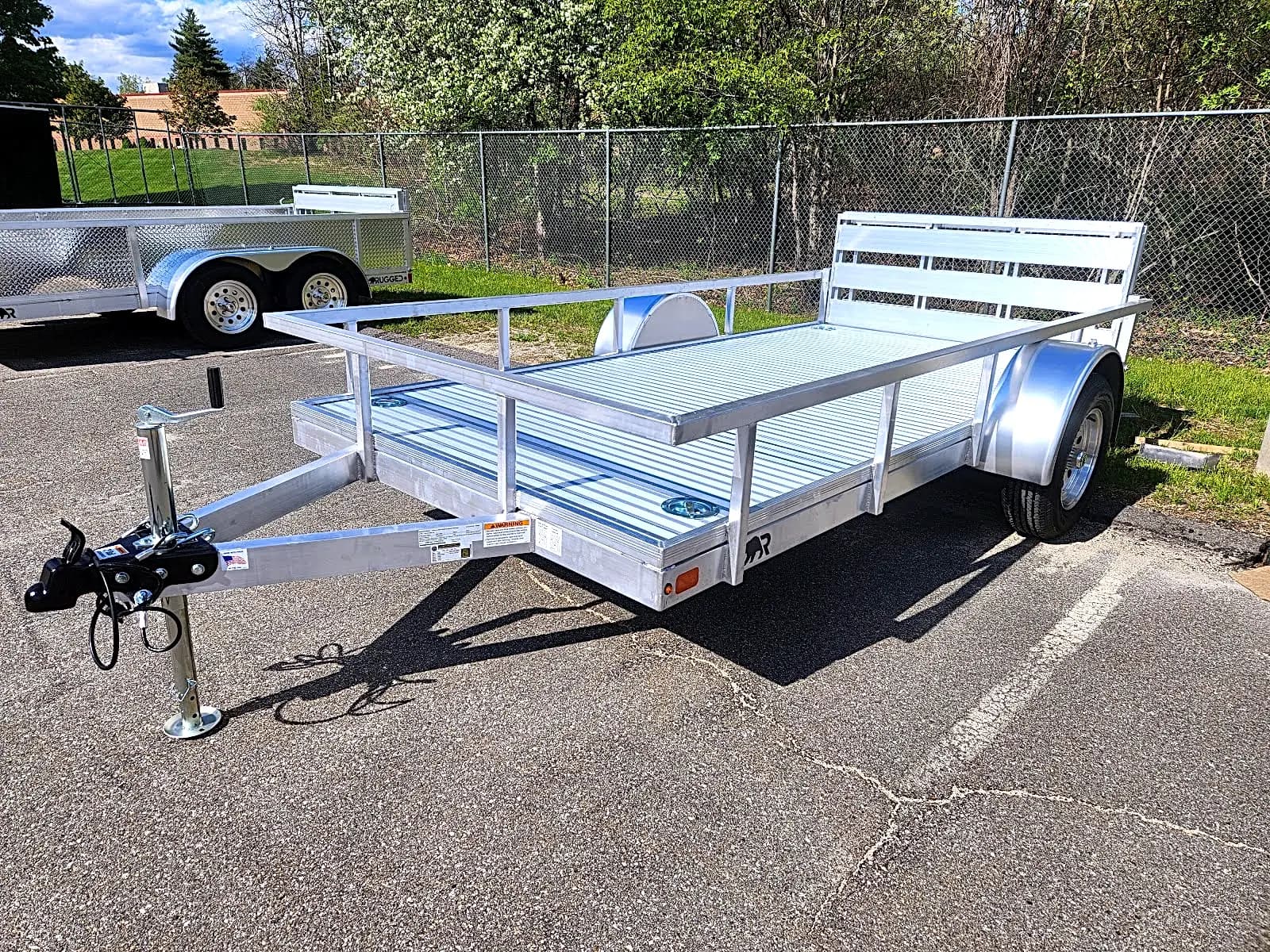 Real Rugged build: 6' x 12' — Perimeter rail, Bi-fold ramp