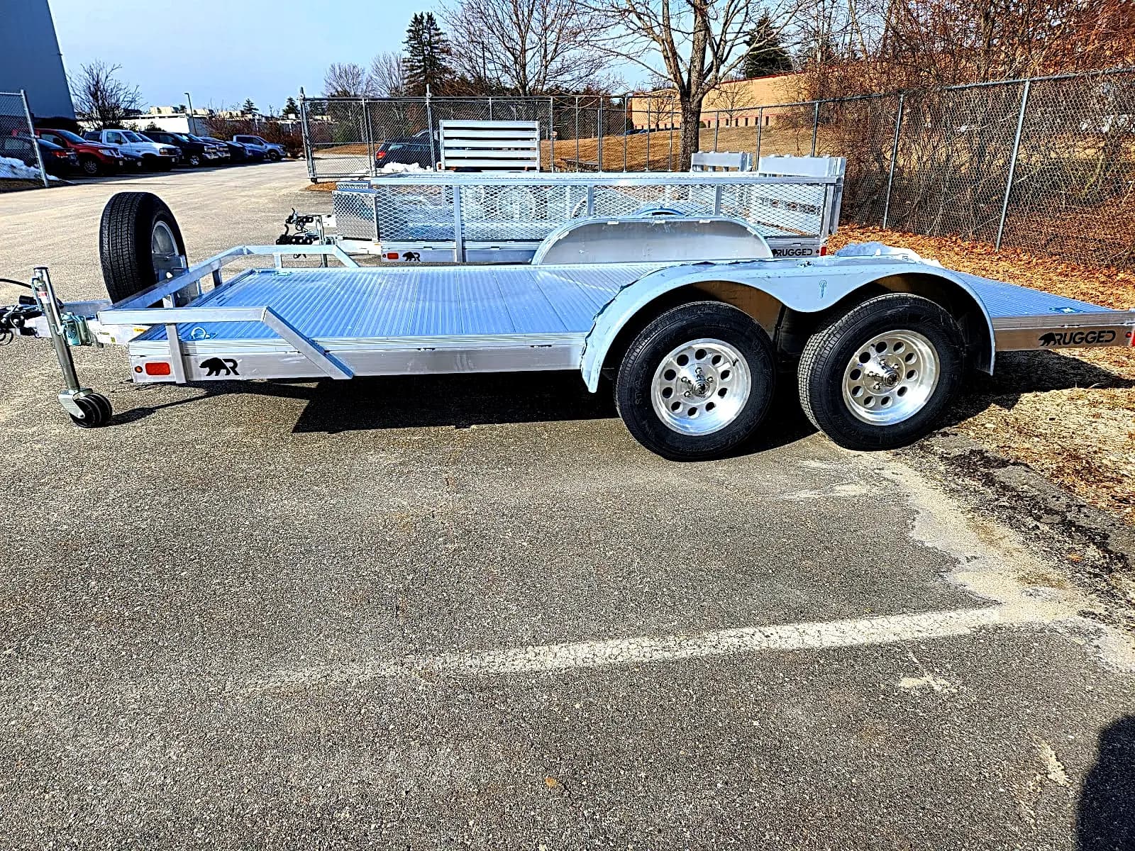Real Rugged build: 6.5' x 14' Tandem — Front rail only