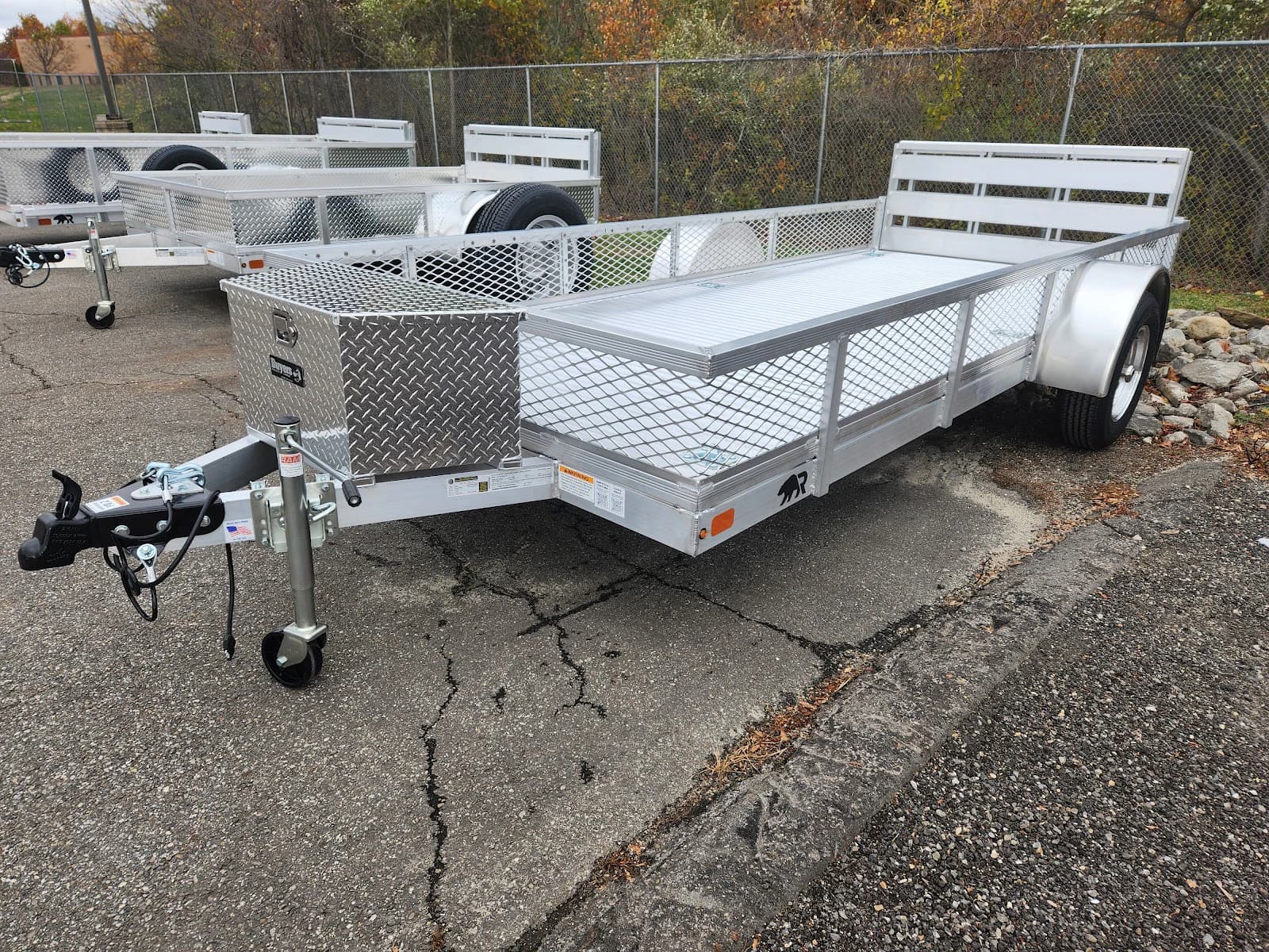 Real Rugged build: 6' x 14' — Mesh sides, Bi-fold ramp