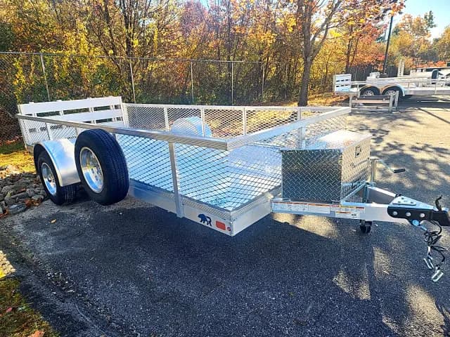 Real Rugged build: 6' x 14' — Mesh sides, Bi-fold ramp
