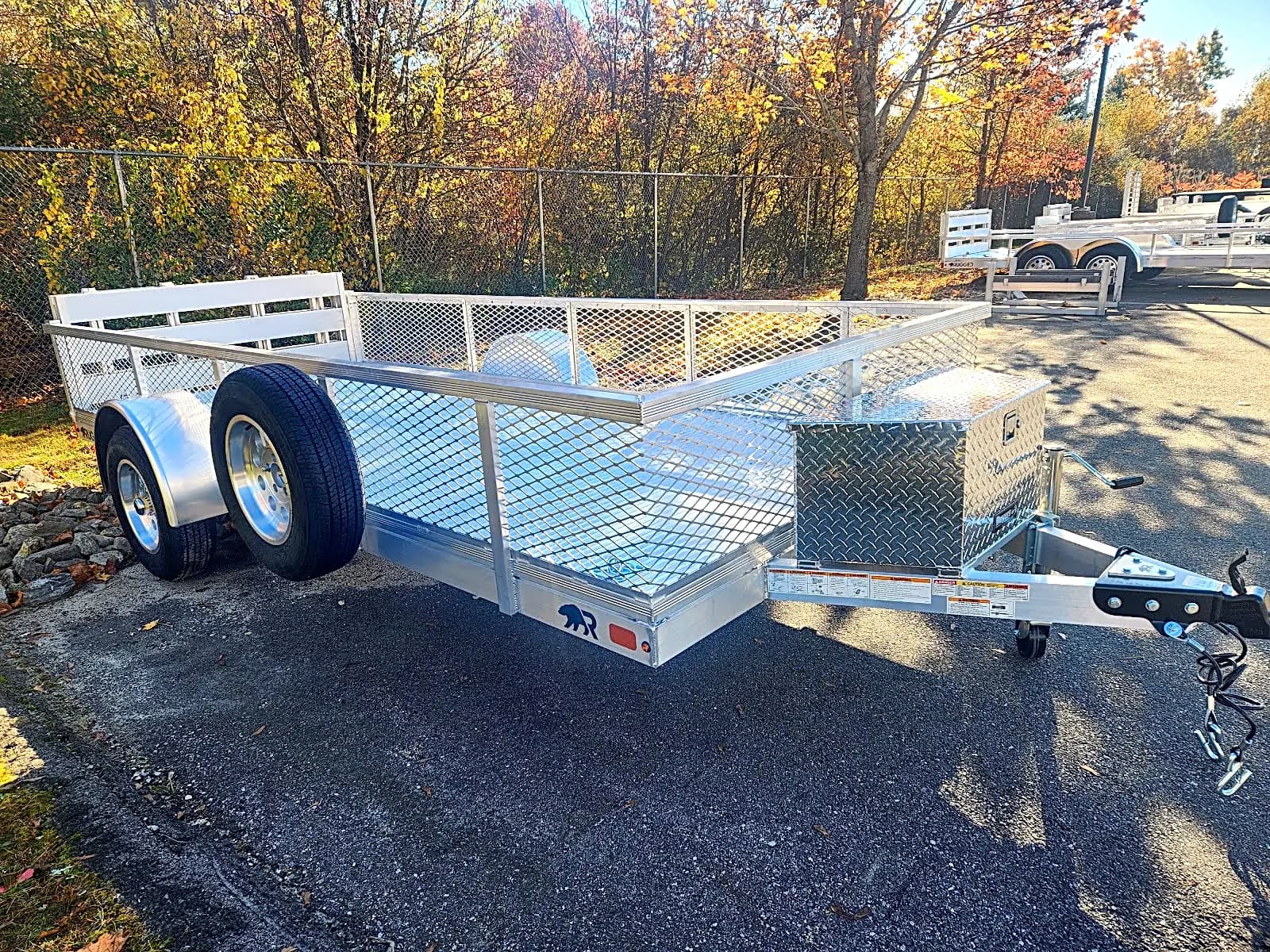 Real Rugged build: 6' x 14' — Mesh sides, Bi-fold ramp