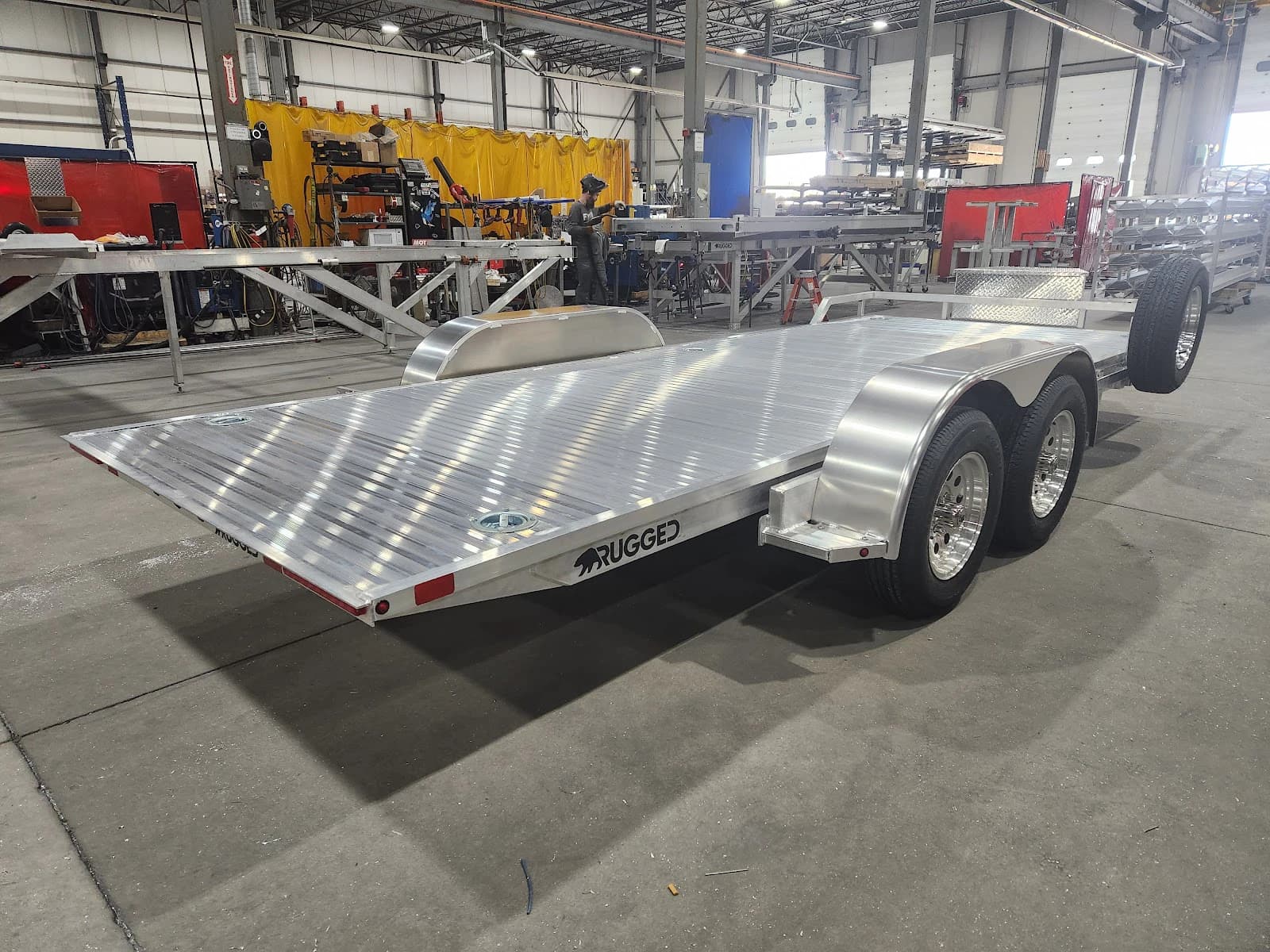 Real Rugged build: 6.5' x 18' Tandem — Front rail only