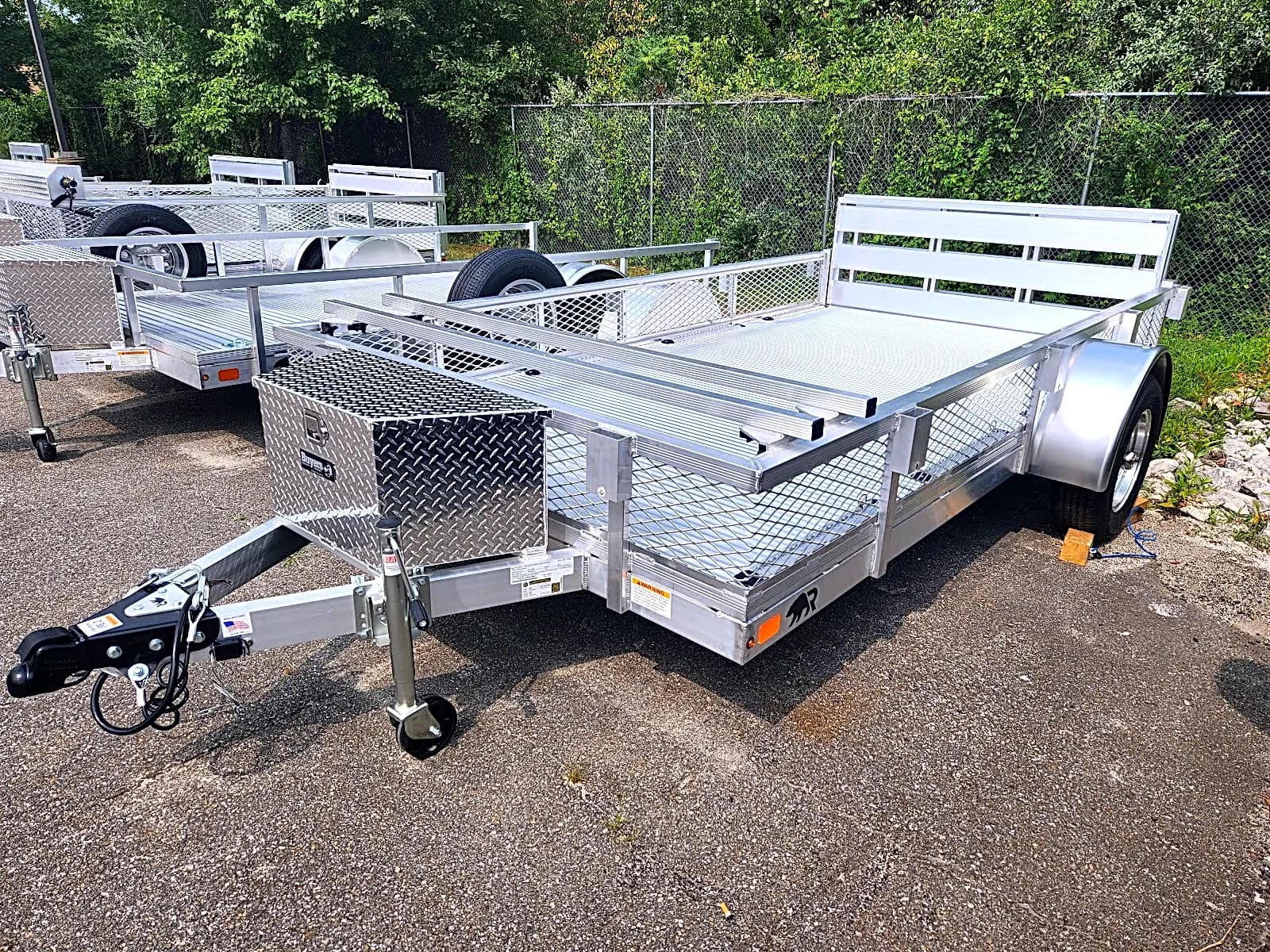 Real Rugged build: 6.5' x 12' — Perimeter rail, Bi-fold ramp
