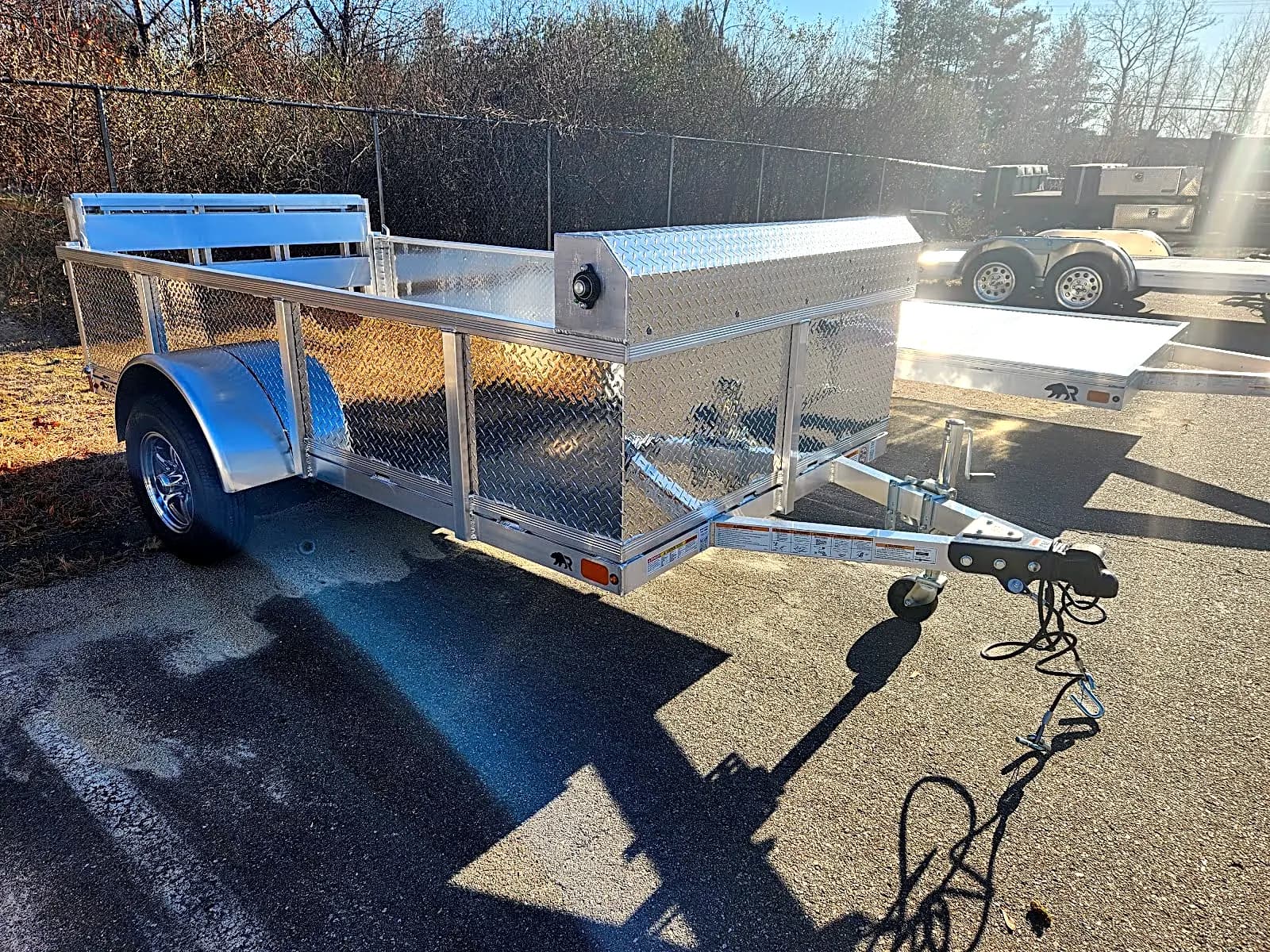 Real Rugged build: 5' x 10' — Tread plate sides, Bi-fold ramp