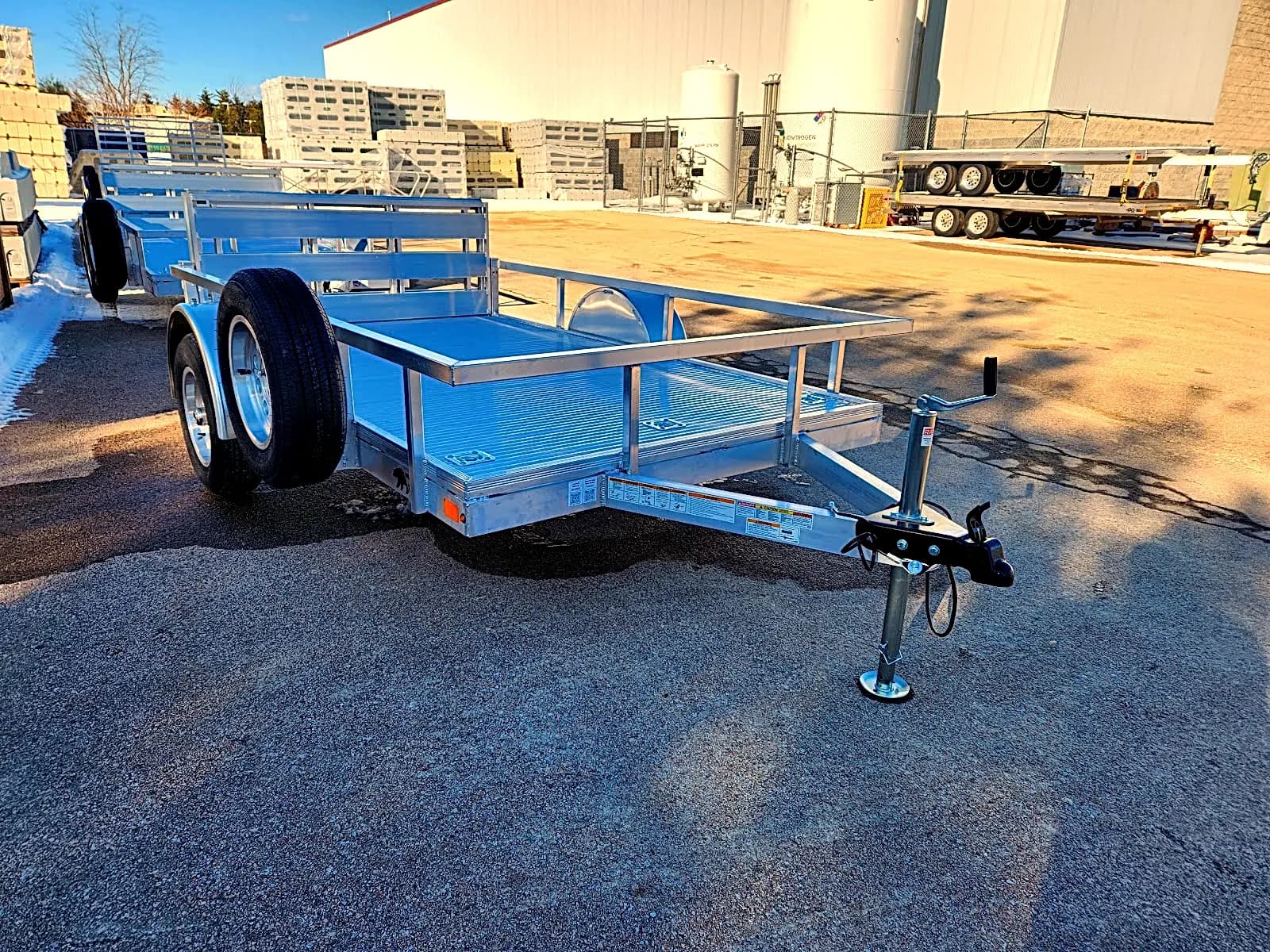 Real Rugged build: 6' x 10' — Perimeter rail, Bi-fold ramp
