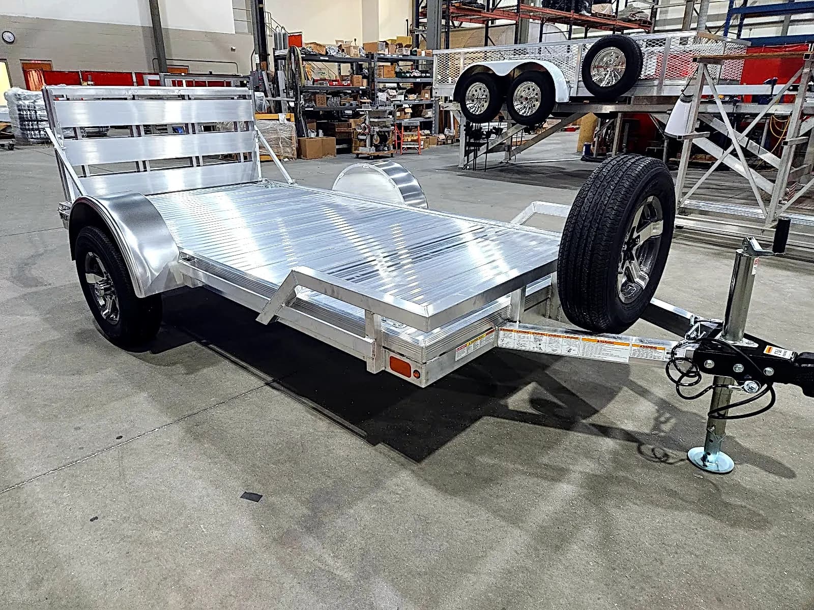 Real Rugged build: 5' x 10' — Front rail only, Bi-fold ramp