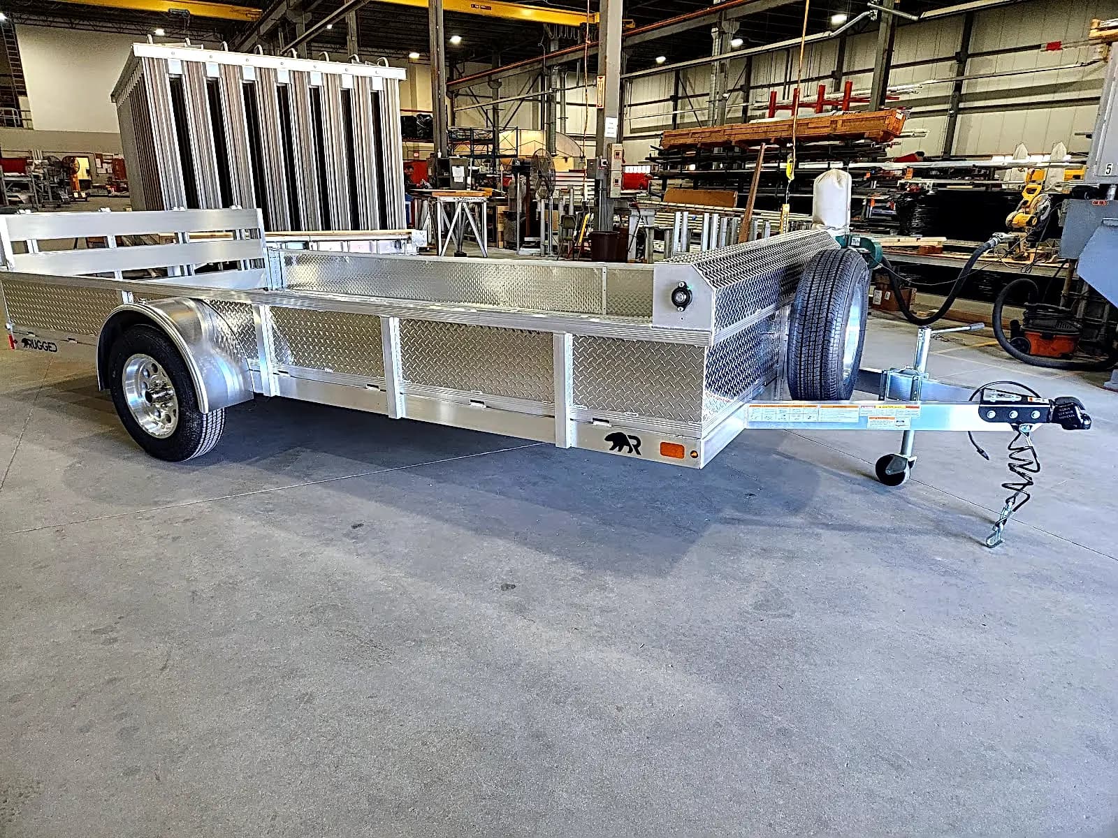 Real Rugged build: 6.5' x 14' — Perimeter rail, Bi-fold ramp