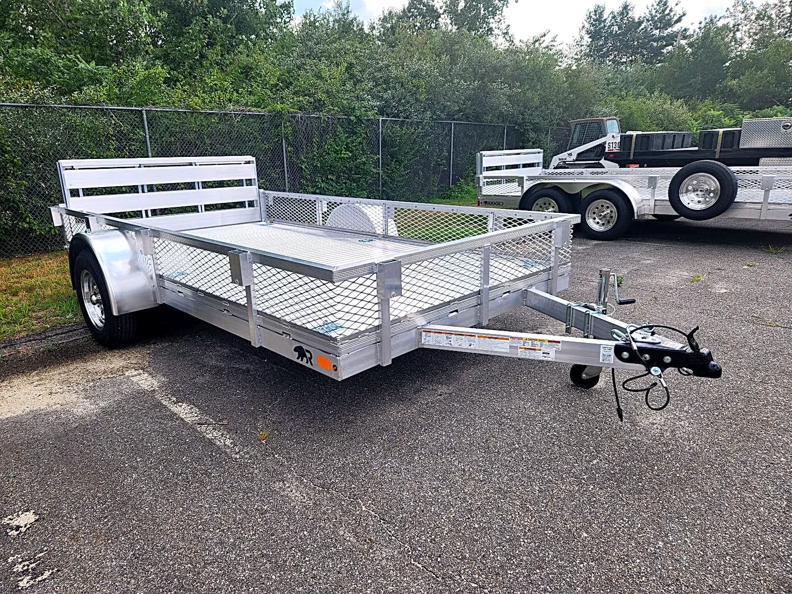 Real Rugged build: 6.5' x 12' — Mesh sides, Bi-fold ramp