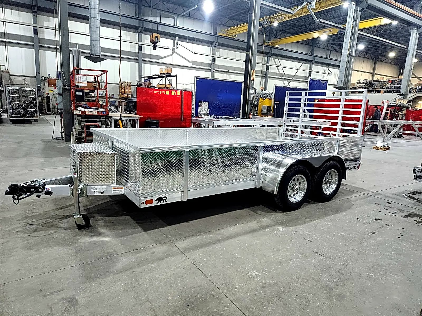 Real Rugged build: 6.5' x 14' Tandem — Tread plate sides, Air flow ramp