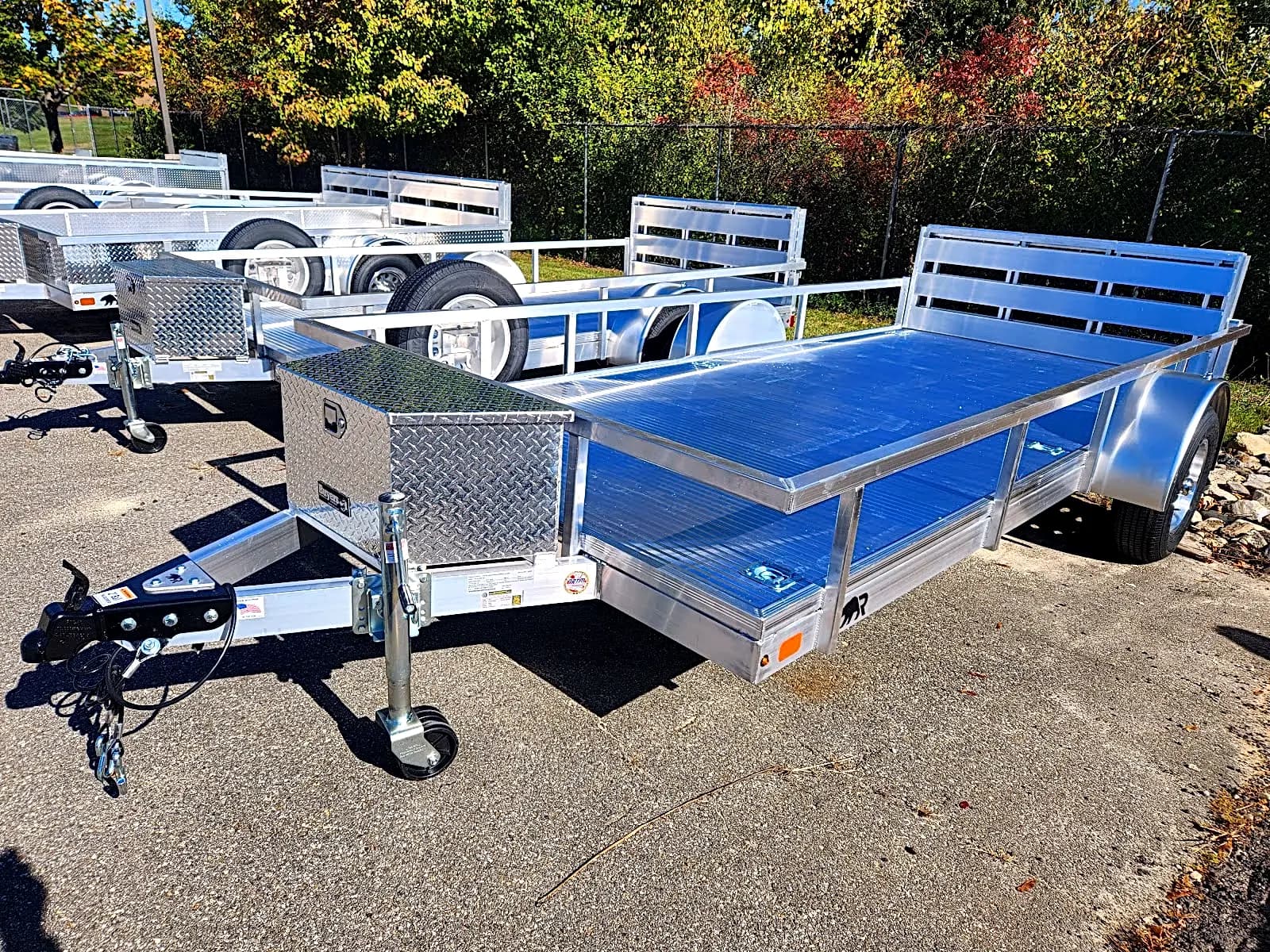 Real Rugged build: 6.5' x 14' — Perimeter rail, Bi-fold ramp