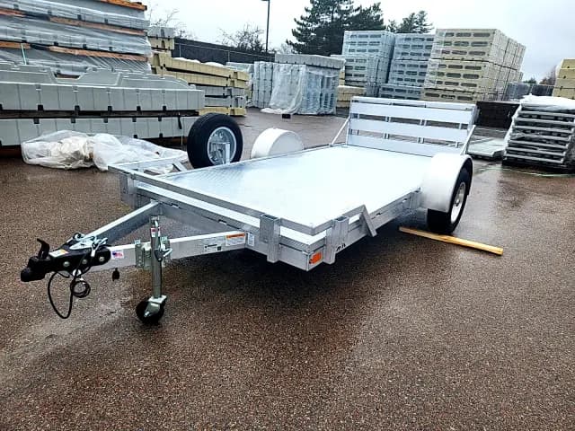 Real Rugged build: 6' x 12' — Front rail only, Bi-fold ramp