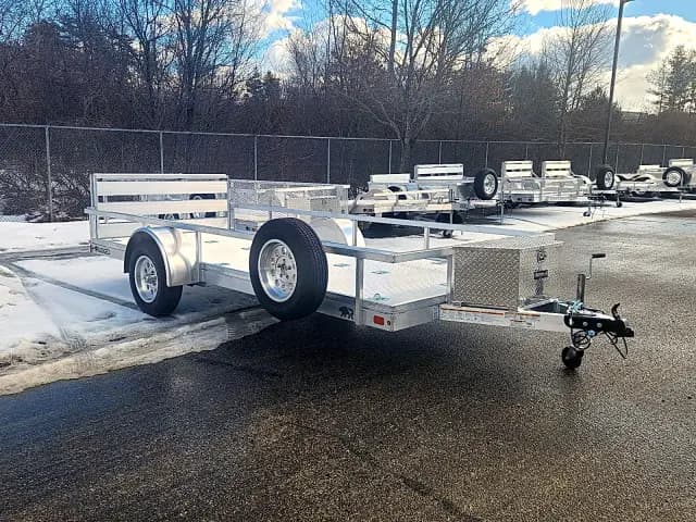 Real Rugged build: 6' x 14' — Open rail sides, Bi-fold ramp