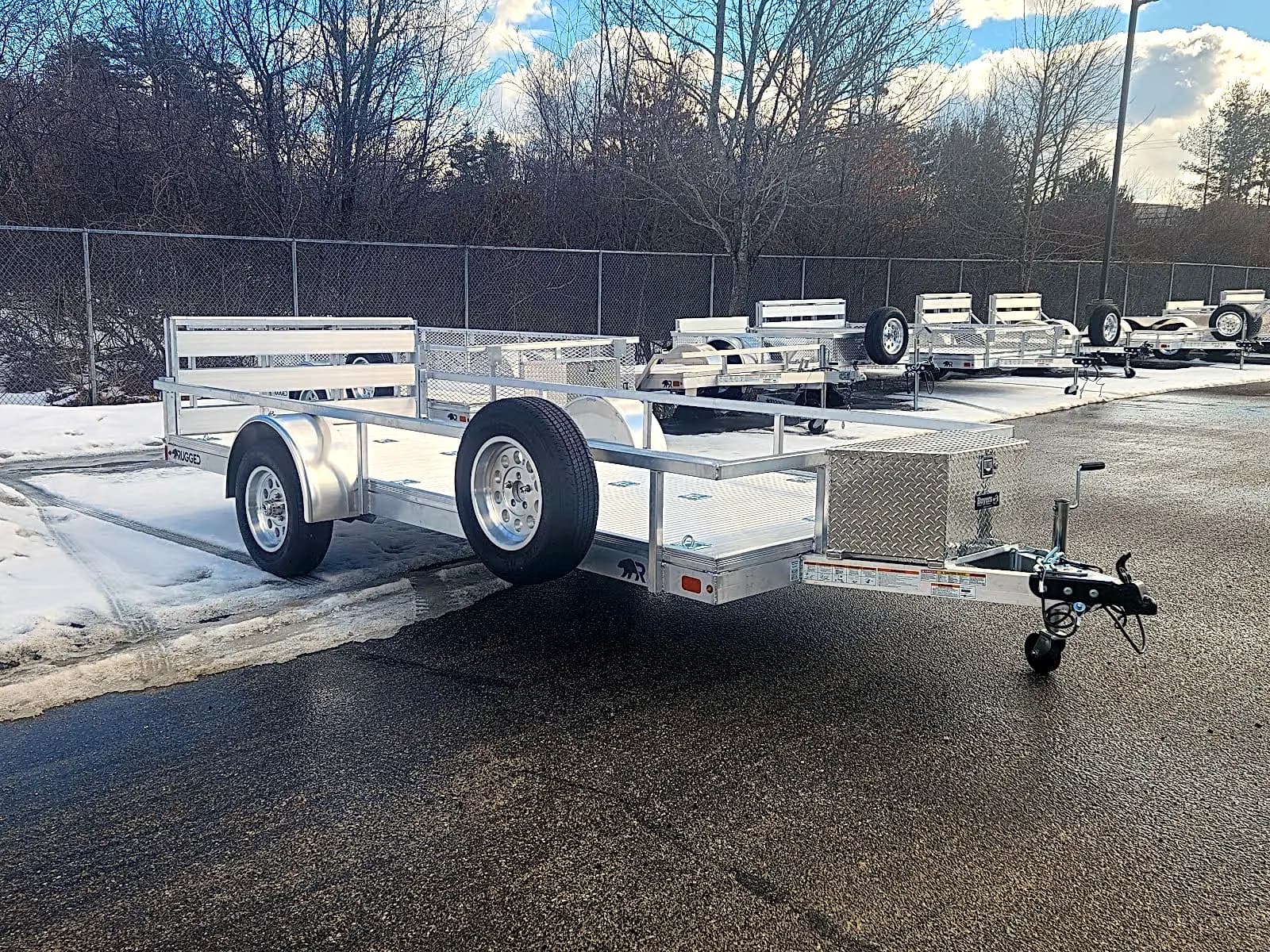 Real Rugged build: 6' x 14' — Perimeter rail, Bi-fold ramp