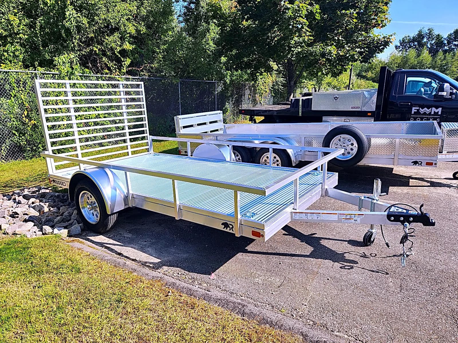 Real Rugged build: 6.5' x 12' — Perimeter rail, Air flow ramp
